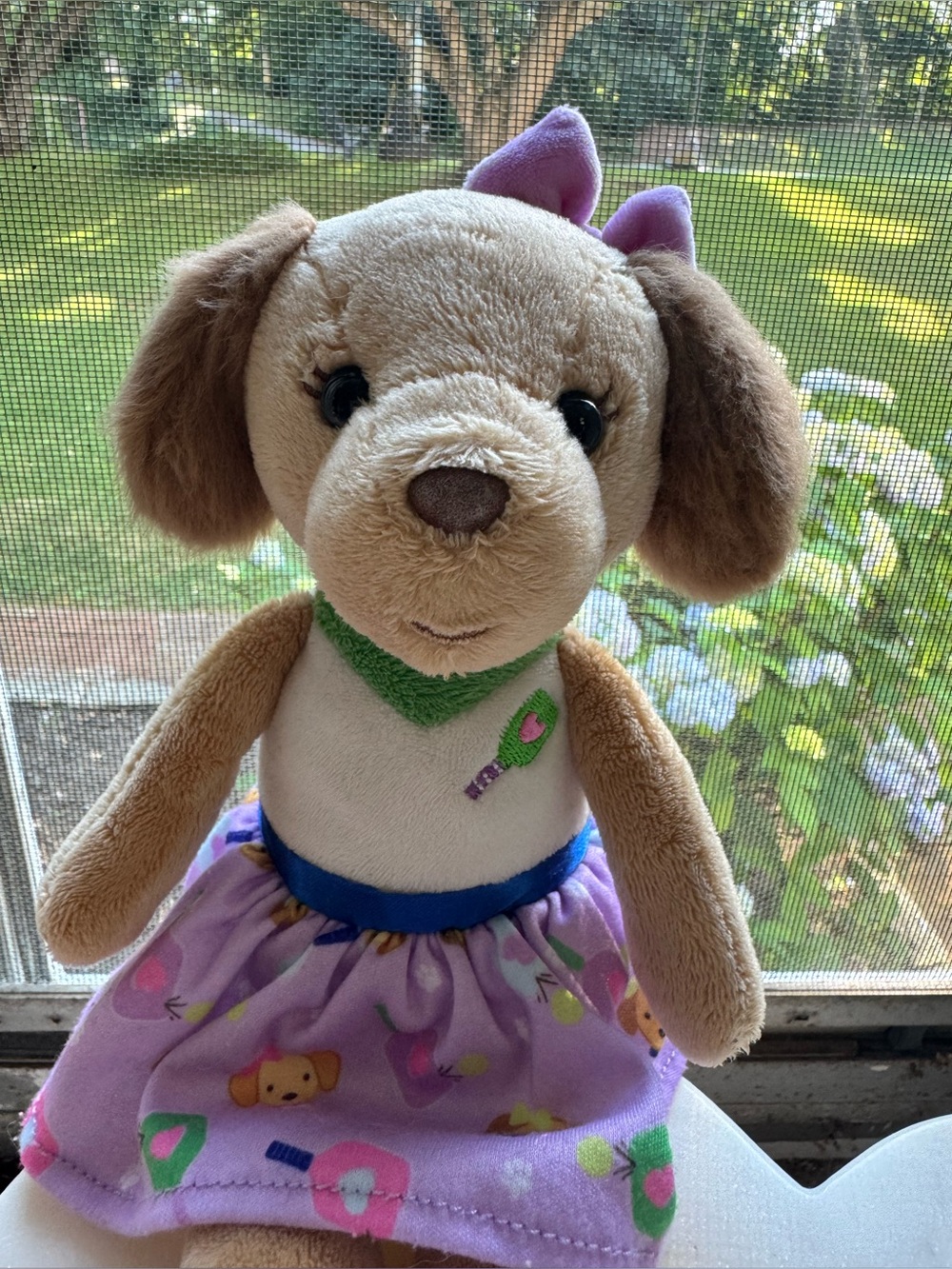 Douglas Cuddle Toy Tricia Pickleball Pup Plush Stuffed Dog Golden Retriever